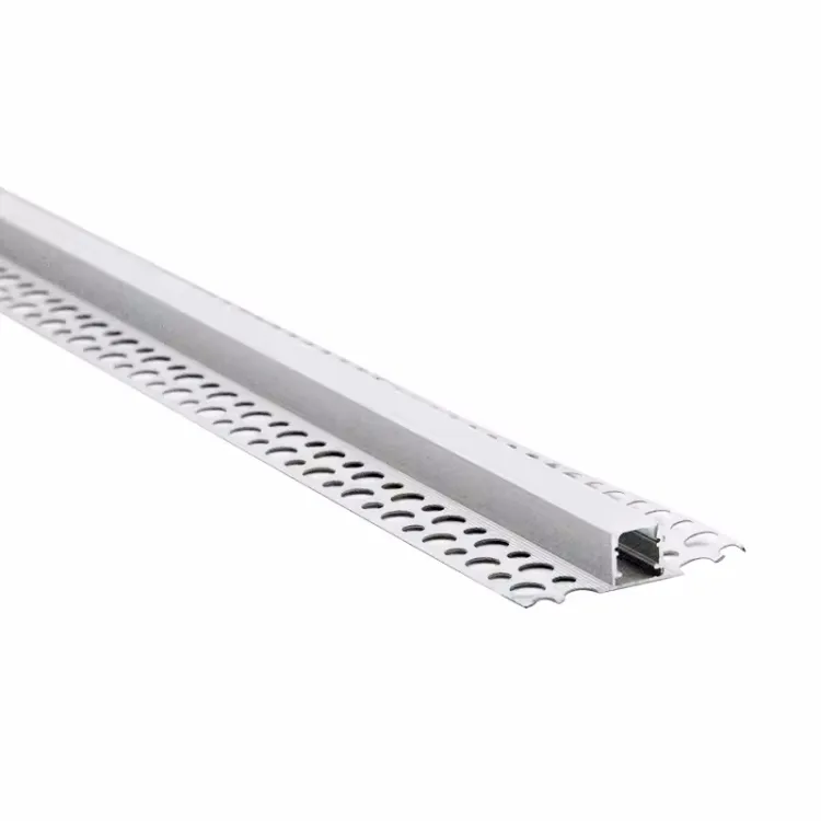 Free sample for ceiling bar Lighting strips 1m 2m 3m alu channel recessed drywall gypsum wall plaster in aluminium led profile