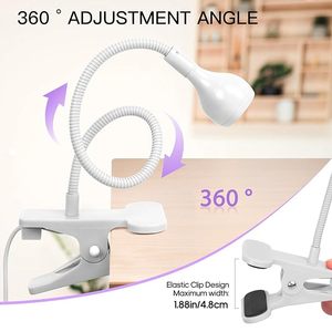 Portable 3W Flexible Gooseneck UV Lamp Quick Dry <b>Nail</b> Manicure Curing Light Plug & Play Gel Polish Flash Cure Light - Product Image 3