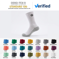 Chaussettes de cyclisme professionnelles pour jeunes hommes, personnalisées avec logo jacquard, respirantes, pour le sport, le vélo de route et les activités de plein air, vente en gros OEM