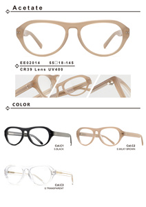 Montatura per Occhiali da Vista in Acetato, Forma Ovale a Cerchio Intero, Adatta per Lenti, Stile Vintage Quotidiano - Product Image 4