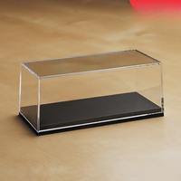 Vitrine pour modèle de voiture à l'échelle 1/64, couvercle en acrylique anti-poussière, fabriqué en Chine, haute transparence, vente directe d'usine, sur mesure