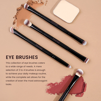 MAANGE – Lot de 26 pinceaux de maquillage haute densité en gros, 12 houppettes, pinceaux visage et yeux