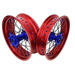 Juego de Ruedas Supermoto de Aluminio CNC 7116-T6 de <span class=keywords><strong>17</strong></span> Pulgadas 3.5 5.0 para Beta <span class=keywords><strong>300</strong></span>, Piezas de Motocicleta Todoterreno, Llantas - Product Image 2