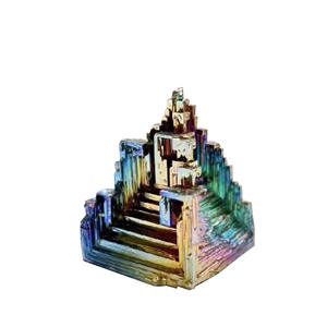 É<span class=keywords><strong>l</strong></span>ément chimique en métal minéral coloré science populaire spécimen minéral cadeau autre cristal artisanat minerai de bismuth naturel pierre brute - Product Image 5