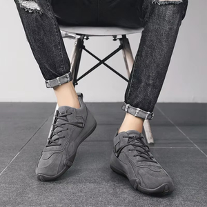 Bottes courtes décontractées pour hommes Printemps 2026 – Baskets antidérapantes kaki à lacets – Chaussures de travail – Zapatillas Hombre - Product Image 4