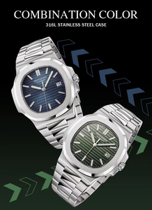 Nuevo reloj mecánico Specht & Sohne 0010 para hombre, reloj clásico de acero inoxidable con movimiento japonés Miyota 8215, color oro rosa, resistente al agua - Product Image 2