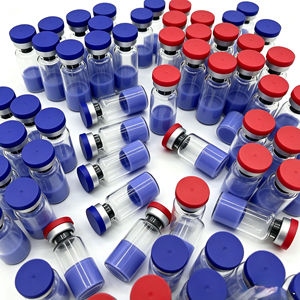 Poudre de peptide de cuivre GHK-Cu de qualité supérieure, poudre lyophilisée GHK-CU haute pureté, flacon de 20 mg, matières premières cosmétiques, fourniture d'usine - Product Image 1