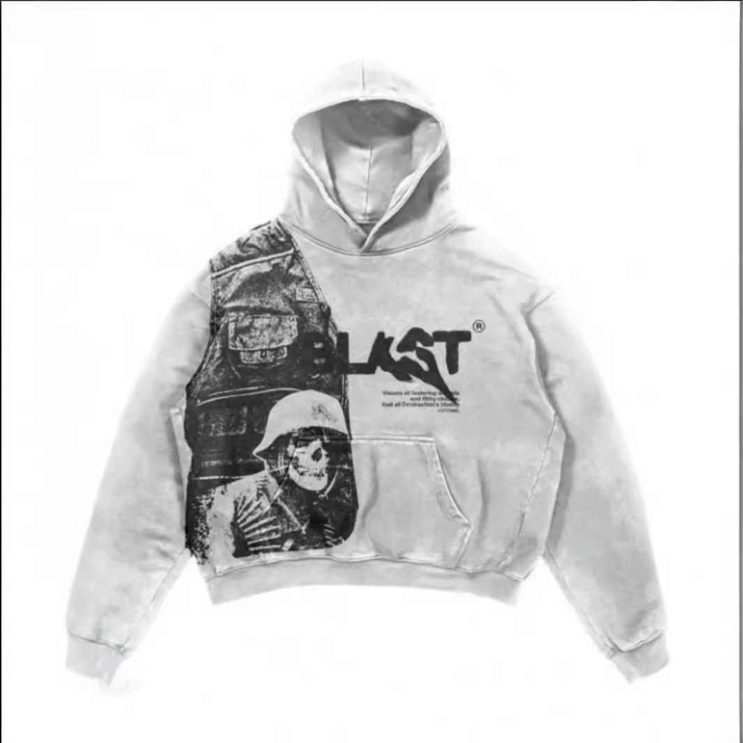 Light gray hoodie