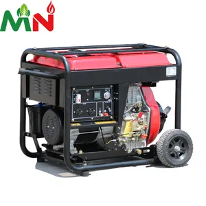 Vendita calda 5kw 5kva recoil avviamento elettrico silenzioso aperto Generatore Diesel per la vendita