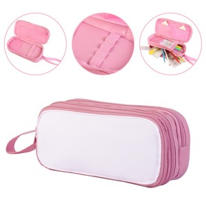 Estuche Doble para Lápices con Cierre y Logotipo Personalizado, Sublimación, Bolsa Portaplumas, Mochilas Promocionales, Sin Reseñas Aún - Product Image 6