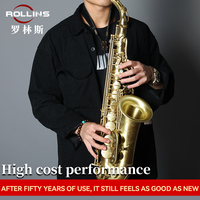Brass Material High Grade Eb Alto Saxophone for Students Factory Price 9903 Woodwind Instrument Alto Saxophone