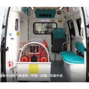 Nueva Ambulancia de Emergencia con Carrocería Tipo Caja, Diésel Manual, Equipo Médico EURO 5, <span class=keywords><strong>Precio</strong></span> de Transporte con Aislamiento - Product Image 5