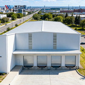 Atelier d'acier structurel, entrepôt galvanisé à chaud, construction résistante au vent, usine de fabrication professionnelle, OEM, salle de sport - Product Image 1