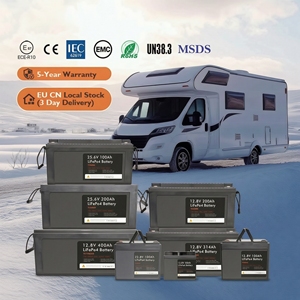 24V Lifepo4 Battery 24V Lithium Battery Pack 24V 200AH Lithium Battery 24V 100AH Lifepo4 Battery 25.6V Lifepo4 48V - Product Image 3