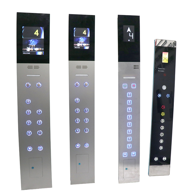 Elevator Lift COP/LOP/HOP Control Panel Stainless Steel With Push Button TFT Display Indicator