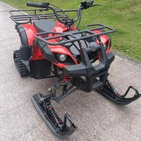 Quad à moteur à essence résistant à l'usure rapide pour la neige et le sable, pour traîneaux et tubes à neige