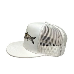 Custom High Profile 6006 Trucker Snapback Hat Classics Fish Embroidery 5 Panel <b>Flat</b> Bill Mesh <b>Cap</b> Outdoor Snapback <b>Cap</b> for <b>Men</b> - Product Image 2
