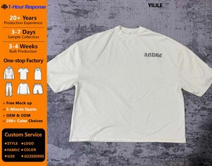 Camiseta TS4173 100% Algodón, Corte Cuadrado, Logotipo Personalizado, Estampado a Rayas, Cuello Redondo, Estilo Urbano, Manga Corta para Hombre - Product Image 1