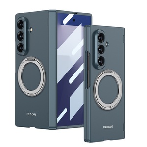 Custodia Integrata Shell-Film per <span class=keywords><strong>Samsung</strong></span> Galaxy Z Fold 7 con Protezione a 360° °   Supporto Girevole - Product Image 3