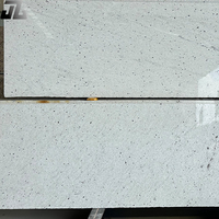 Prix bon marché granit blanc haute poli grande dalle pierre de granit naturel de bonne qualité pour les comptoirs et les dessus de table