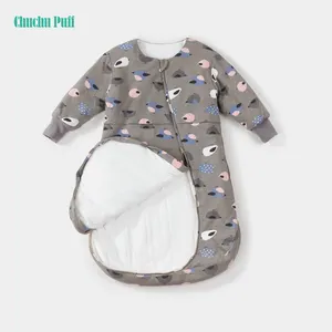 Chuchuパフ工場価格綿100% 新生児おくるみ冬暖かい小さな鳥子供睡眠袋赤ちゃん寝袋子供用