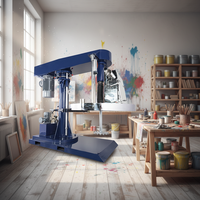 FARFLY Machine de dispersion FDG monovis haute vitesse en acier inoxydable 22 kW 600-1200 L avec pompe à engrenages pour liquides, peintures et produits chimiques