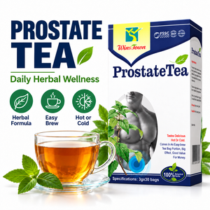 Thé pour la prostate Wins Town 3g×30 sachets, thé aux herbes naturelles pour le bien-être masculin, soutien à la santé de la prostate, complément alimentaire à base de plantes, étiquette privée OEM ODM - Product Image 1