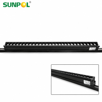 Projecteur LED sur rail commercial 30W SMD 3030 CRI 90 UGR 16 15/24/36 degrés AC90-265V noir pour l'éclairage des galeries d'art