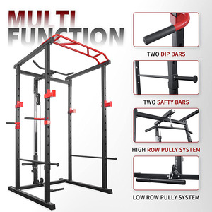 Multifunctional Home Body Building Cable Crossover Power Squat <b>Rack</b>,<b>Weight</b> Lifting Training Gym Equipment Smith Machine <b>Rack</b>. - Product Image 3