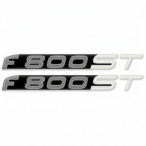 Labelbike 2 Paia di Adesivi 3D in Resina per Moto F800/F800 ST WRITTEN Made in Italy - Product Image 1