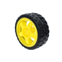 Roue en caoutchouc / Accessoires pour robot / Voiture de patrouille télécommandée / Pneus de voiture intelligents / Roue de châssis
