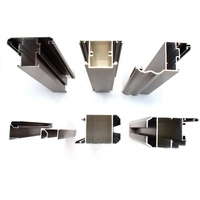 Profils de fenêtres en aluminium sur mesure, vente en gros d'usine, profils en alliage d'aluminium 6063, revêtement en poudre, profils en aluminium anodisés