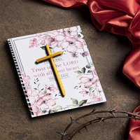 Cuaderno de Estudio Bíblico Espiral A5 OEM ODM, Diario de Sermones Personalizable, Notas de Iglesia, Oración Diaria, Cuadernos Especiales con Impresión a Rayas