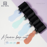 Base de Caoutchouc Macaron en Gros 3-en-1, Gel Polish Base de Caoutchouc OEM, Marque Privée, Fournitures pour Ongles, Bouteille, Kg, Vrac