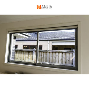 Fenêtre coulissante en aluminium WANJIA, vente en gros d'usine, fenêtre coulissante à 3 rails, fenêtres coulissantes en verre, fenêtre coulissante en aluminium à double vitrage - Product Image 2