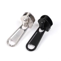 Tirette de fermeture éclair en alliage de zinc sans verrouillage, prix bas, personnalisable (logo et couleur), plusieurs tailles, lot de 3 # 10 #   Glissières de fermeture éclair en gros pour usines