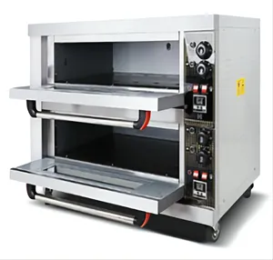 Diskon Pizza Sabuk Konveyor Mesin Kualitas Baik Komersial Oven Pemanggang Roti Combi/Oven Dek