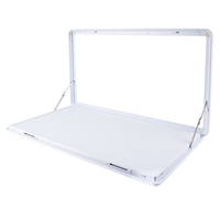 Klappbarer Wandtisch 800x450mm Abschließbarer Outdoor-Klapptisch für Wohnmobil Camper Wohnwagen Schwarz