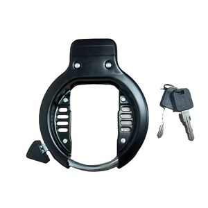 Lucchetto per bicicletta portatile in acciaio ferro di cavallo tipo U chiavi antifurto sicurezza blocco per bici di sicurezza di guida in città Fat <span class=keywords><strong>Bike</strong></span> compatibile - Product Image 2
