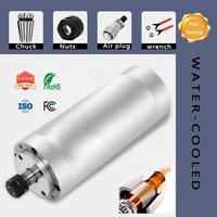 Kit de broche CNC LY haute vitesse 2,2 kW refroidie par eau avec variateur de fréquence ER20 pour routeur CNC