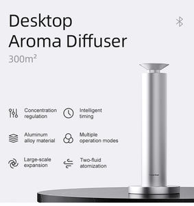 Diffuseur <span class=keywords><strong>d</strong></span>'arômes intelligent en alliage <span class=keywords><strong>d</strong></span>'aluminium pour hôtel <span class=keywords><strong>D</strong></span>ésodorisant <span class=keywords><strong>silencieux</strong></span> en aérosol alimenté par USB pour voitures Installation sur table-Sans eau - Product Image 2