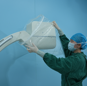 Housse de protection stérile transparente de 3L, stérilisée à l'oxyde d'éthylène, classe II, 100x80 CE, pour appareil de radiographie C-arm chirurgical - Product Image 1