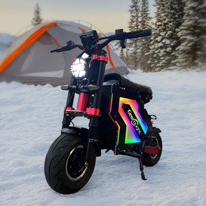 120KM-150KM Range Per Charge <b>72V</b> 50AH Lithium <b>Battery</b> EScooter 10000W 15000W Dual Drive EBS Oil Scooter for Adult - Product Image 1