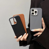 Coque de téléphone en TPU souple à motif en cuir Coque de téléphone portable au design de luxe Vente en gros personnalisée pour iPhone 13 14 15 16 Pro Max Cover