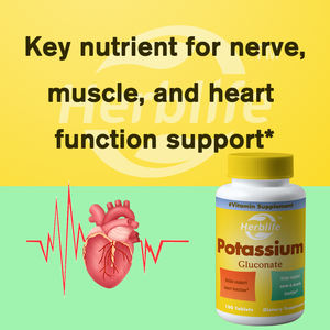 OEM Venta caliente-Personalizable-Gluconato de potasio 550 <span class=keywords><strong>Mg</strong></span>, Suplemento dietético para apoyar la salud del corazón - Product Image 2