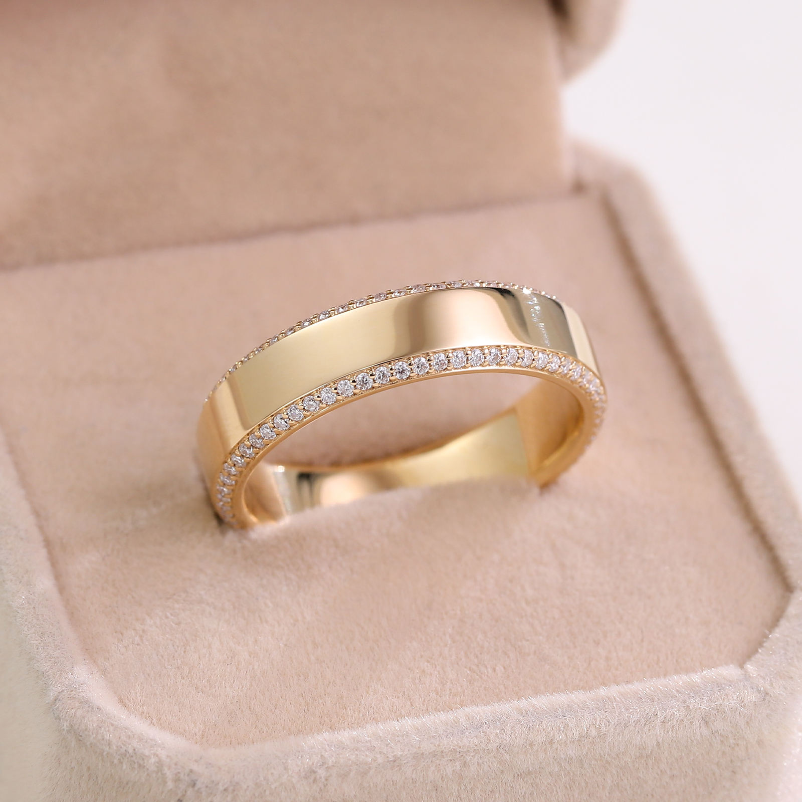 แหวนเพชรธรรมชาติทอง 14K