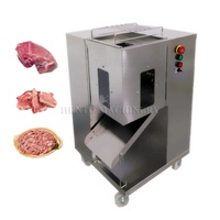 Machine à déchiqueter la viande électrique / Machine à trancher la viande de bœuf / Machine à trancher automatique la viande fraîche Tranches de viande fraîche de bœuf de porc