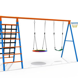 Set Altalena e <span class=keywords><strong>Scivolo</strong></span> Multifunzione per Bambini, Vendita Diretta dalla Fabbrica, Sedia Sospesa per Esterni, Set Altalena per Giardino, Casa e Parco Giochi - Product Image 1
