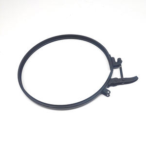 Noir Peint en acier inoxydable double paroi tuyau de cheminée verrouillage <span class=keywords><strong>pince</strong></span> à bande - Product Image 2