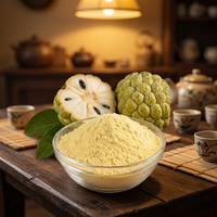 Gefreeze-droogde Custard Appel Sitaphal Poeder Vegan Bulk Fruit Ingrediënt voor Groothandel Voedsel Drank Bakken Koken Productie